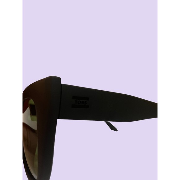 TOMS‎ Sydney Matte Black Cat Eye Sunglasses Traveler Collection - Picture 3 of 9